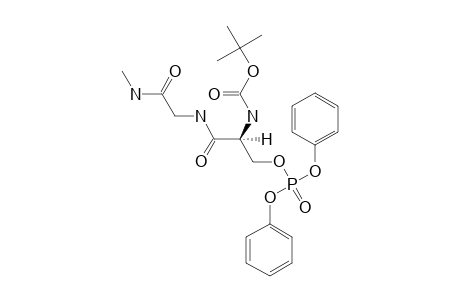 N-ALPHA-(TERT.-BUTOXYCARBONYL)-O-(DIPHENYLPHOSPHONO)-SERYLGLYCINE-N-METHYLAMIDE;BOC-SER(PO3PH2)-GLY-NHME