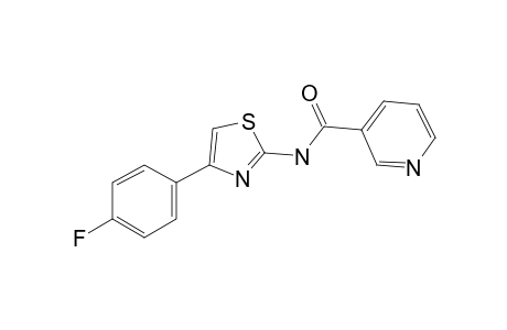 N-[4-(4-Fluorophenyl)-1,3-thiazol-2-yl]nicotinamide