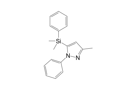 3-Methyl-5-dimethylphenylsilyl-1-phenylpyrazole