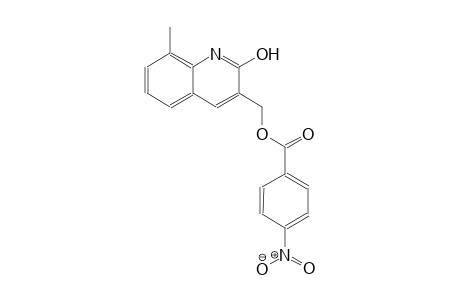 (2-hydroxy-8-methyl-3-quinolinyl)methyl 4-nitrobenzoate