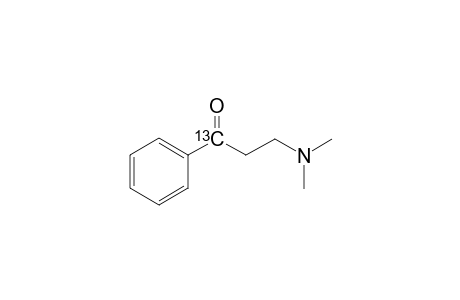 1-(13)C-3-N-dimethylamino-1-phenylpropan-1-one hydrochloride
