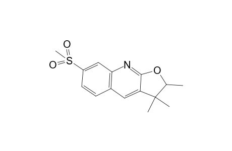 2,3,3-Trimethyl-7-(methylsulfonyl)-2,3-dihydrofuro[2,3-b]quinoline