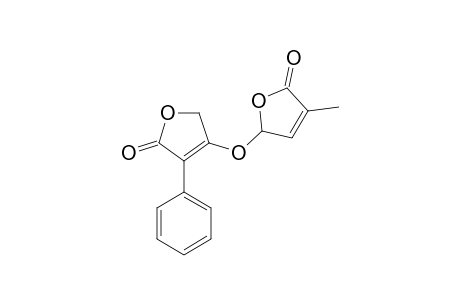 3-METHYL-5-(4-PHENYL-5-OXO-2,5-DIHYDROFURAN-3-YLOXY)-FURAN-2(5H)-ONE