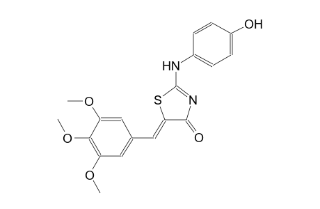 (5Z)-2-(4-hydroxyanilino)-5-(3,4,5-trimethoxybenzylidene)-1,3-thiazol-4(5H)-one