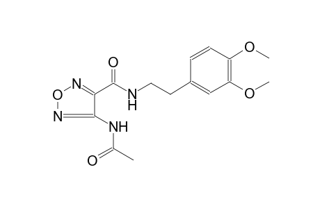 1,2,5-oxadiazole-3-carboxamide, 4-(acetylamino)-N-[2-(3,4-dimethoxyphenyl)ethyl]-