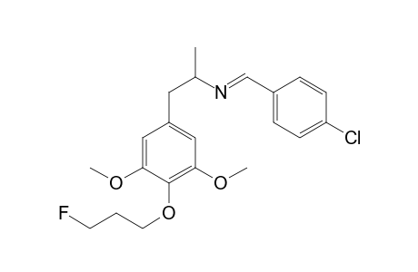 1-(4-Chlorophenyl)-N-(1-[4-(3-fluoropropoxy)-3,5-dimethoxyphenyl]propan-2-yl)methanimine