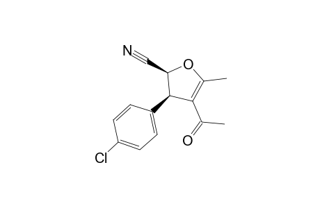 (2S,3R)-4-Acetyl-3-(4-chlorophenyl)-2-cyano-5-methyl-2,3-dihydrofuran