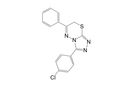 3-(4-chlorophenyl)-6-phenyl-7H-[1,2,4]triazolo[3,4-b][1,3,4]thiadiazine