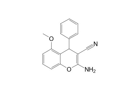 4H-Benzopyran-3-carbonitrile, 2-amino-5-methoxy-4-phenyl-