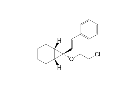 (1R,6S)-7-(2-chloroethoxy)-7-[(E)-2-phenylethenyl]bicyclo[4.1.0]heptane