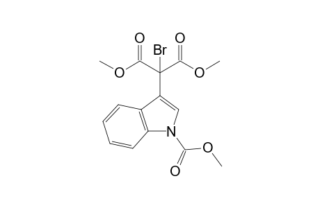 Dimethyl (1-carbomethoxy-3-indolyl)bromomalonate
