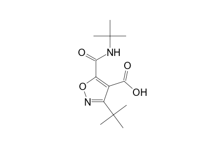 4-Isoxazolecarboxylic acid, 3-(1,1-dimethylethyl)-5-[[(1,1-dimethylethyl)amino]carbonyl]-