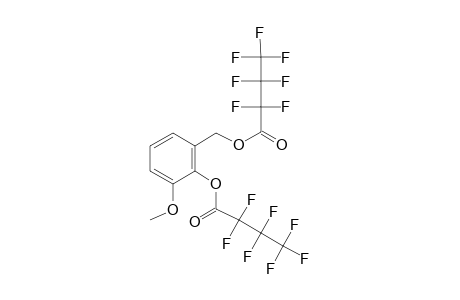 2-Hydroxy-3-methoxybenzyl alcohol, di(heptafluorobutyrate)