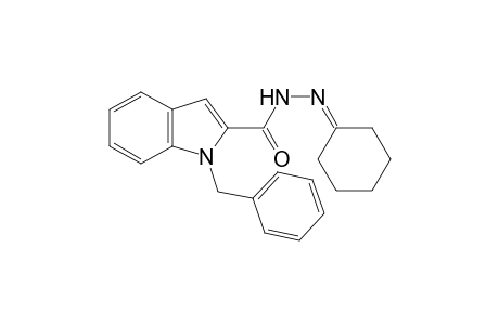 1-benzylindole-2-carboxylic acid, cyclohexylidenehydrazide