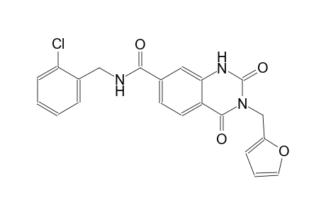 N-(2-chlorobenzyl)-3-(2-furylmethyl)-2,4-dioxo-1,2,3,4-tetrahydro-7-quinazolinecarboxamide