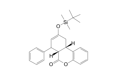 cis-9-[(tert-Byutyldimethylsilyl)oxy]-7-phenyll-6a,7,10,10a-tetrahydro-6H-dibenzo[b,d]pyran-6-one