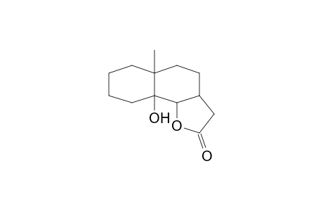 9a-Hydroxy-5a-methyl-decahydro-naphtho(1,2-B)furan-2(3H)-one