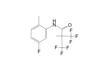 3,3,3-Trifluoro-N-(5-fluoro-2-methylphenyl)-2-methyl-2-(trifluoromethyl)propanamide