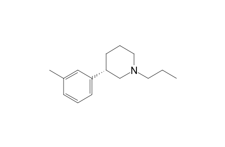 (3S)-3-(3-methylphenyl)-1-propyl-piperidine