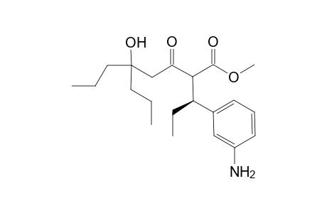 2-[(1S)-1-(3-aminophenyl)propyl]-5-hydroxy-3-keto-5-propyl-caprylic acid methyl ester