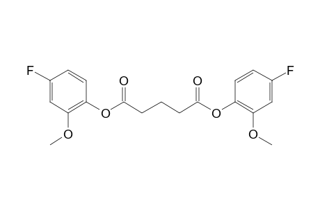 Glutaric acid, di(4-fluoro-2-methoxyphenyl) ester