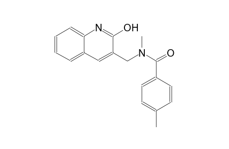 N-[(2-hydroxy-3-quinolinyl)methyl]-N,4-dimethylbenzamide