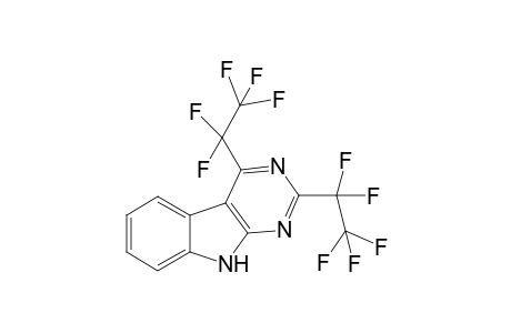 2,4-Bis(perfluoroethyl)-9H-pyrimido[4,5-b]indole