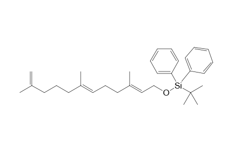 tert-butyldiphenyl(((2E,6E)-3,7,11-trimethyldodeca-2,6,11-trien-1-yl)oxy)silane