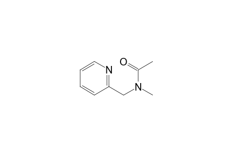 N-methyl-N-(2-pyridinylmethyl)acetamide