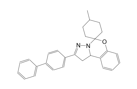 2-([1,1'-biphenyl]-4-yl)-4'-methyl-1,10b-dihydrospiro[benzo[e]pyrazolo[1,5-c][1,3]oxazine-5,1'-cyclohexane]