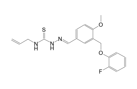 3-[(2-fluorophenoxy)methyl]-4-methoxybenzaldehyde N-allylthiosemicarbazone