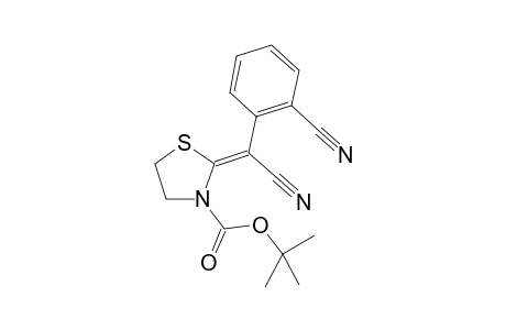 (2E)-2-[cyano-(2-cyanophenyl)methylene]thiazolidine-3-carboxylic acid tert-butyl ester