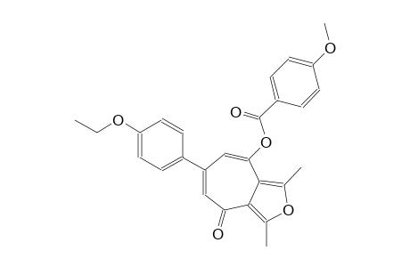 6-(4-ethoxyphenyl)-1,3-dimethyl-4-oxo-4H-cyclohepta[c]furan-8-yl 4-methoxybenzoate