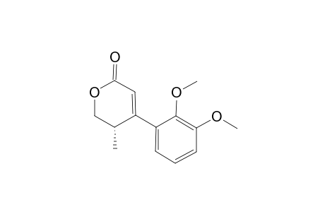 (rac)-3-(2,3-Dimethoxyphenyl)-4-methyl-2,3-didehydro-.delta.-valerolactone