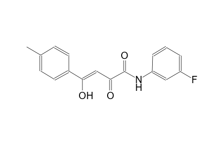 (3Z)-N-(3-fluorophenyl)-4-hydroxy-4-(4-methylphenyl)-2-oxo-3-butenamide