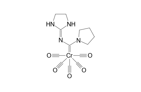 Pentacarbonyl{[(2-imidazolidinylidene)amino]pyrrolidinocarbene}chromium