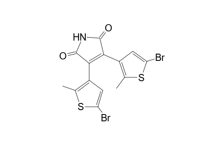 3,4-Bis(5-bromo-2-methylthiophen-3-yl)-1H-pyrrol-2,5-dione