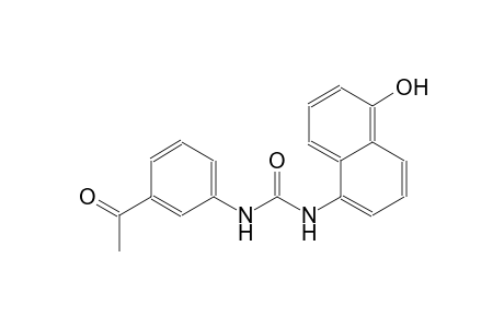 N-(3-acetylphenyl)-N'-(5-hydroxy-1-naphthyl)urea