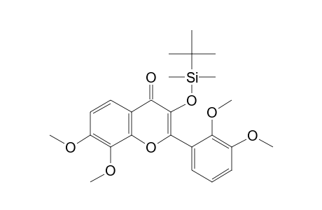 3-(Tert.-butyldimethylsilyl)oxy-7,8,2',3'-tetramethoxyflavone