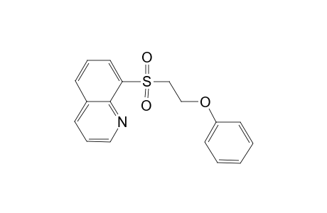Ethane, 1-phenoxy-2-(8-quinolylsulfonyl)-