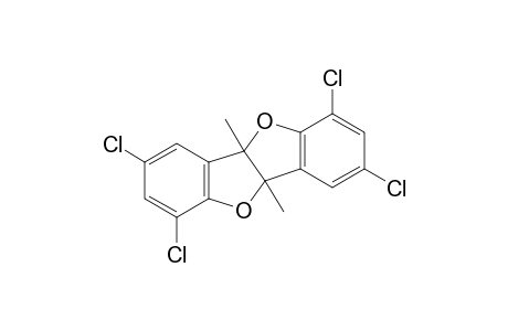 4b,9b-dihydro-4b,9b-dimethyl-1,3,6,8-tetrachlorobenzofuro[3,2-b]benzofuran