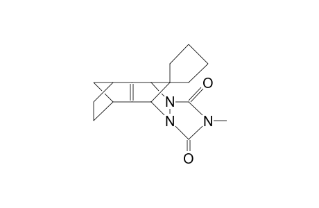 syn-1',4',5',6',7',8'-Hexahydro-N-methyl-spiro(cyclopentane-1,10'-(1,4-5,8)-dimethano-phthalazine)-2',3'-dicarboximide