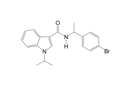 N-[1-(4-Bromophenyl)ethyl]-1-(propan-2-yl)-1H-indole-3-carboxamide