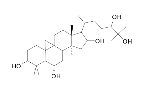 1H-Cyclopenta[a]cyclopropa[e]phenanthrene-2,5,7-triol, 1-(4,5-dihydroxy-1,5-dimethylhexyl)tetradecahydro-3a,6,6,12a-tetramethyl-