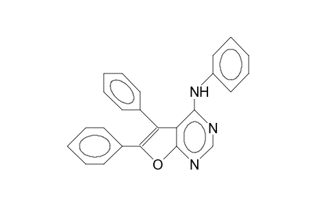 N,5,6-Triphenyl-furo(2,3-)dipyrimidin-4-amine