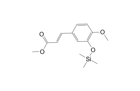 Cinnamic acid, 4-methoxy-3-(trimethylsiloxy)-, methyl ester