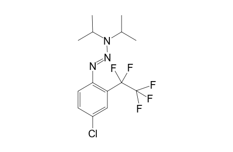 (E)-1-(4-Chloro-2-(pentafluoroethyl)phenyl)-3,3-diisopropyltriaz-1-ene