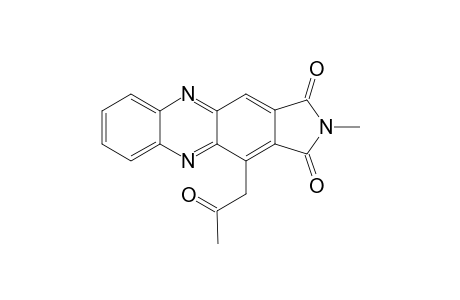 17-(2-Oxopropyl)-14-methyl-2,9,14-triazatetracyclo[8.7.0.0(3,8).0(12,16)]octadeca-deca-en-13,15-dione