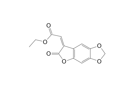 Ethyl 2-[6-oxofuro[2,3-f][1,3]benzodioxol-7(6H)-ylidene]acetate