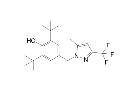 1-[3',5'-bis(t-Butyl)-4'-hydroxybenzyl]-5-methyl-3-(trifluoromethyl)-pyrazole